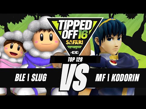 Tipped Off 16: Safari - BLE | SluG (ICs) vs MF | KoDoRiN (Marth) - SSBM Singles Top 128 WR1