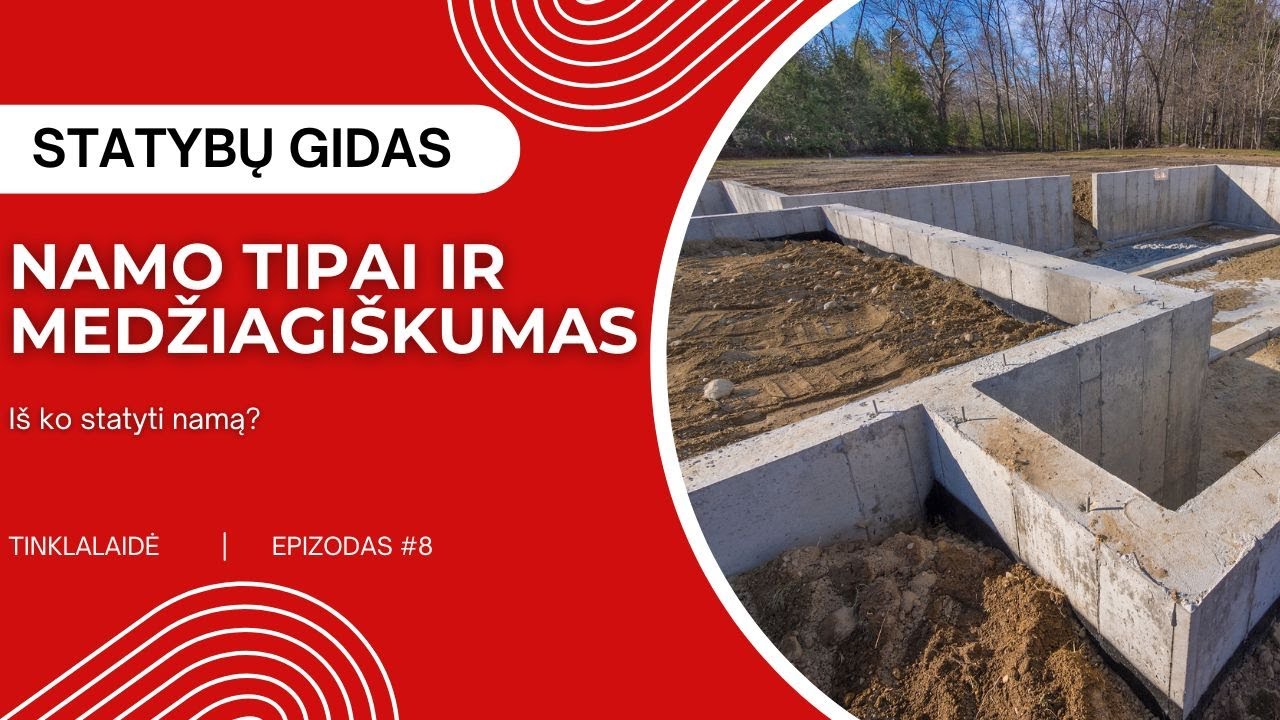 Iš ko statyti namą? Namo tipai ir medžiagiškumas