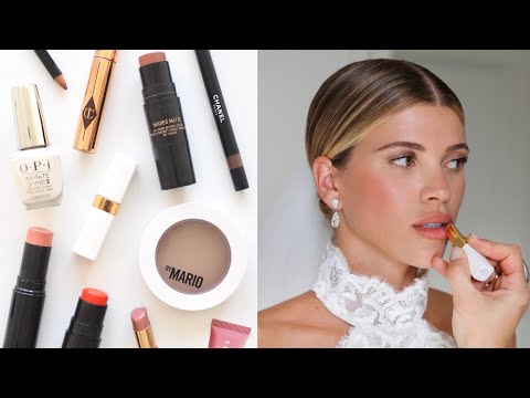 Sofia Richie Makeup Bag | Wedding Look with Natural,...