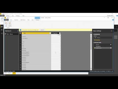 Fixing Power BI errors with Google Analytics data – Andy's Insights