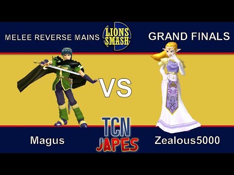 TCNJapes SSBM Reverse Mains - Magus (Marth) vs. Zealous5000 (Zelda) - Grand Finals