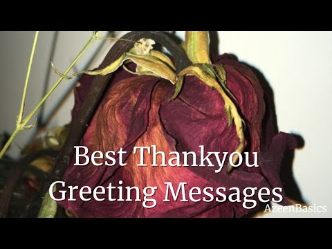 Best Thank You Messages For Every Occasion | Greeting Quotes | Greeting Messages | Thank you Status