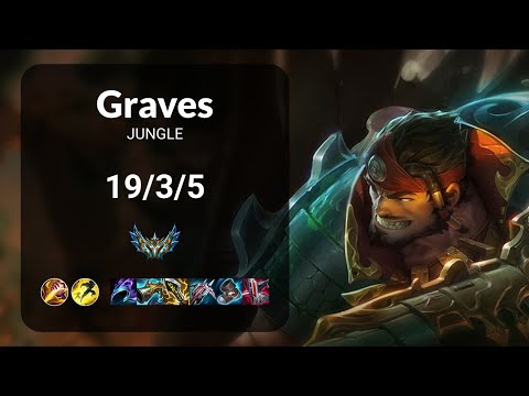Graves vs Lillia JUNGLE - KR CHALLENGER Patch 14.22
