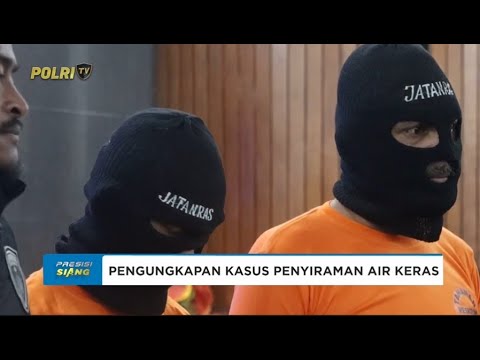 POLRES SUKABUMI KOTA UNGKAP KASUS PENYIRAMAN AIR KERAS