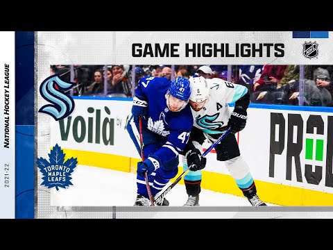 Kraken @ Maple Leafs 3/8 l NHL Highlights 2022