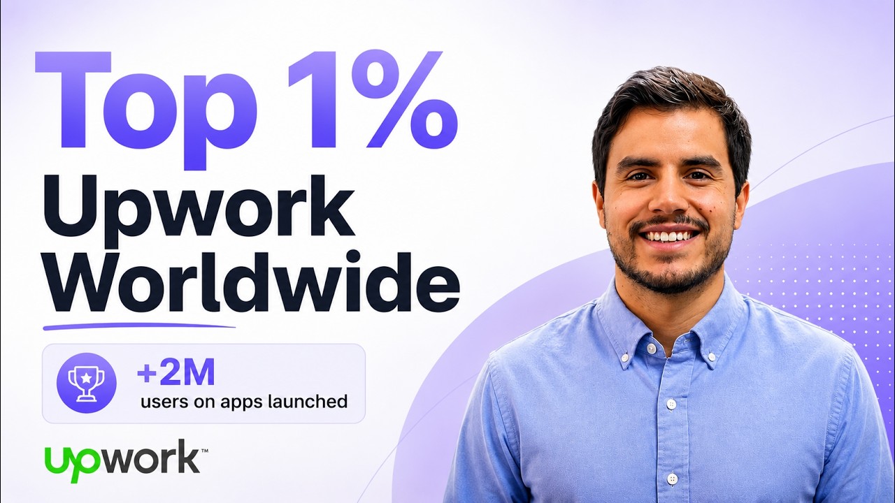 Marcos Mena-Brena, Top 1% on Upwork worldwide