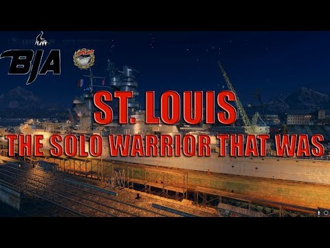 World of Warships- Saint Louis- Solo Warrior That Was