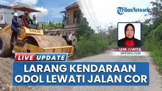 Jalur Batukuning-Kurup OKU Sumatera Selatan Tuntas Dicor Beton, Kendaraan ODOL Dilarang Melintas