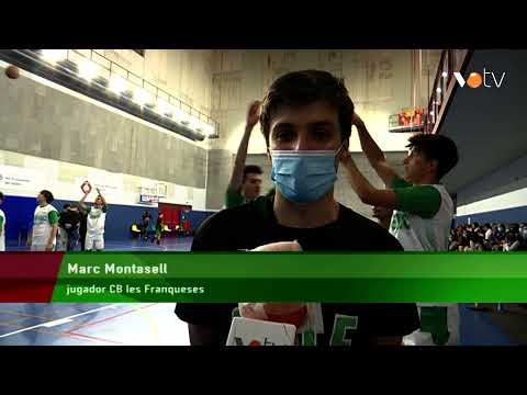 VOTV - Primera derrota de la temporada del CB Les Franqueses davant del Sant Adrià B
