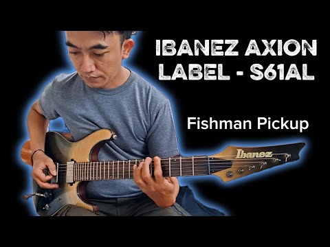 IBANEZ AXION LABEL S61AL 2019 2020 DISCONTINUE, recording using external HP mic