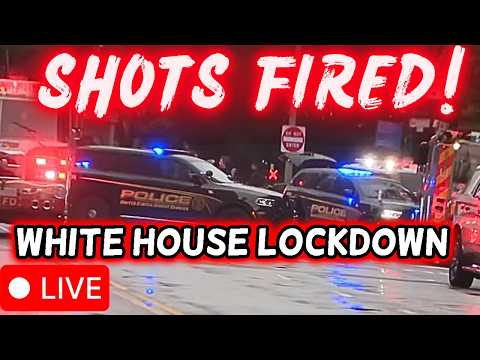 🔴 BREAKING: 20-30 Gunshots Heard Outside White House – Press Ordered to Run Inside Briefing Room