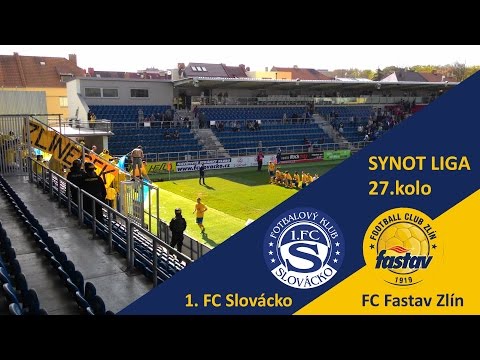 SYNOT LIGA 2015-2016 / 27.kolo / 1.FC Slovácko - FC Fastav Zlín / Děkovačka hráčů Zlína / 1:1