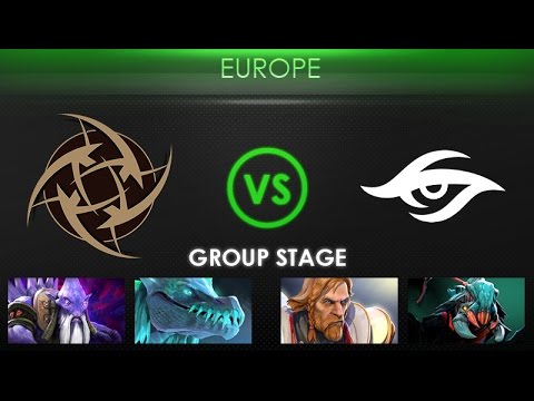 Team Secret vs Ninjas in Pyjamas - Kiev Major Europe Qualifier: Group Stage - @CC&C @Gareth