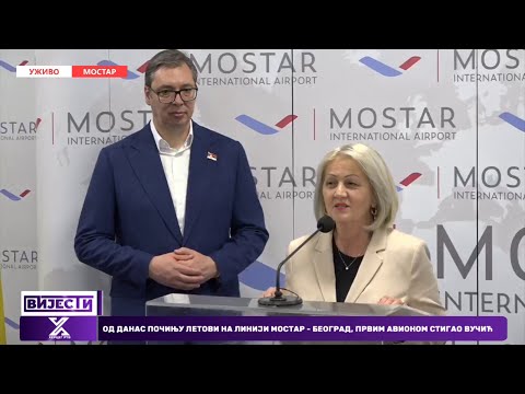 Vučić: Pres-konferencija u Mostaru