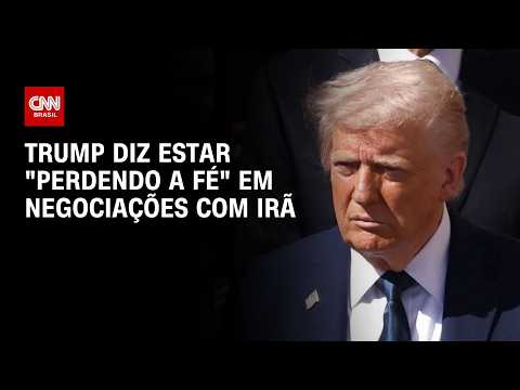 Guerra no Irã: Trump diz estar “perdendo a fé” em negociações sobre conflito | CNN PRIME TIME