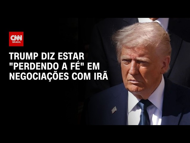 Guerra no Irã: Trump diz estar “perdendo a fé” em negociações sobre conflito | CNN PRIME TIME