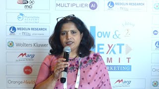 Ms. Pritha Kar Basumallik sharing her experiences at the Now & Next Summit on Pharma Marketing
