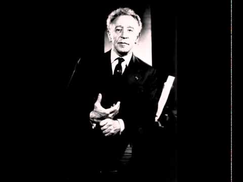 Arthur Rubinstein - An Interview with Martin Bookspan (April 5, 1963) (Part 1)