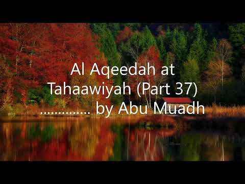 Al Aqeedah at Tahaawiyah - (Part 37).............. by Abu Muadh