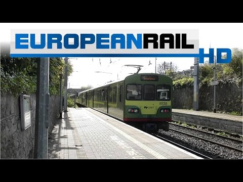 Iarnród Éireann Irish Rail DART 8100 EMU 8115 + 8104 + 8108 + 8138 departs Glenageary Station