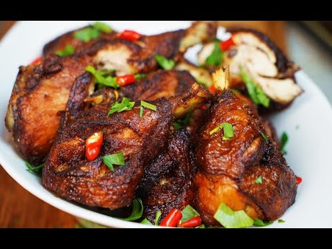 Soy Sauce Marinated Fried Chicken | CaribbeanPot.com