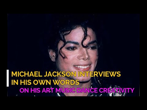 Michael Jackson Interviews On his art music dance Compilation footage
