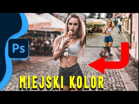 Edycja kolorystyczna zdjęcia - Portret miejski. Szkolenie Adobe Photoshop