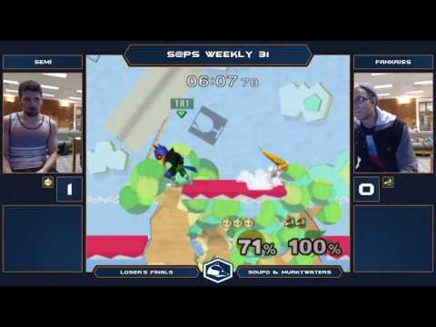 S@PS 31 Melee Singles - Semi (Peach) vs Fankriss (Falco/Fox) - Loser's Finals
