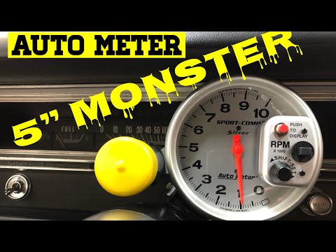 New Auto Meter Tachometer! 5 inch sport comp