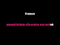 Karaoké Candice Parise - F.R.A.N.C.E (Version pop)