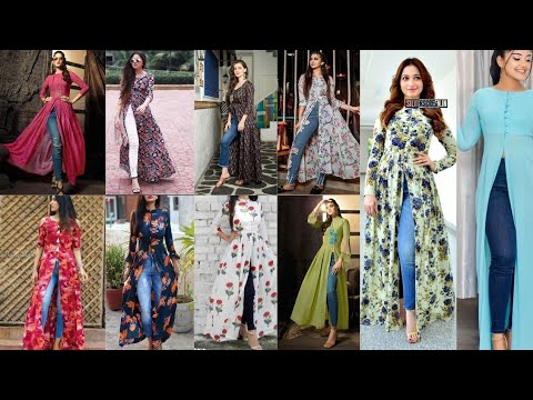 front cut kurti with jeans 💯💥 #2023  |Hashtag fashion|