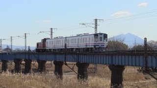 preview picture of video '2013.2.25 関鉄キハ5000甲種 鬼怒川橋梁渡橋 Delivering Kanto Railway Com. 5000 Dieselcar'