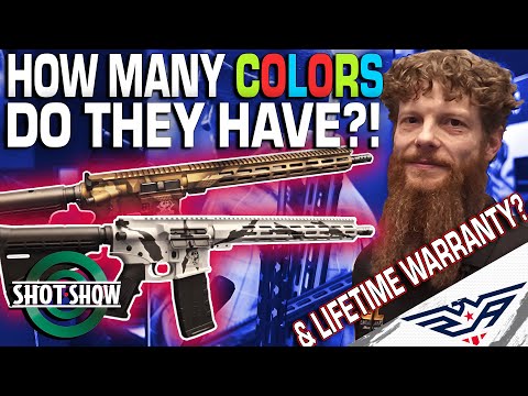 Great Lakes Firearms \u0026 Ammo Shows Off NEW AR COLORS \u0026 CALIBERS | SHOT SHOW 2023