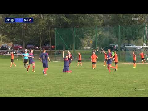 Bramka Radosława Stecko w meczu Alabaster Łopuszka Wielka - Zorza Zarzecze