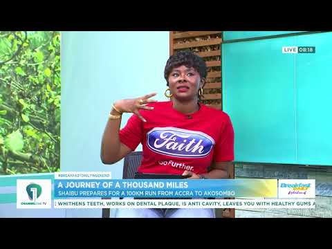🏃‍♂️ 100KM Challenge! Shaibu Begins Epic Run from Accra to Akosombo | Breakfast Daily
