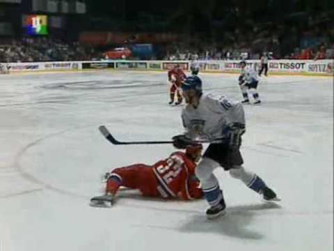 World Ice Hockey Championship 2005: Quarterfinal. Finland vs Russia