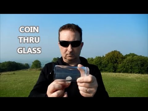 COIN TRICK | CoinThrough Glass Trick & (GIVEAWAY CLOSED)
