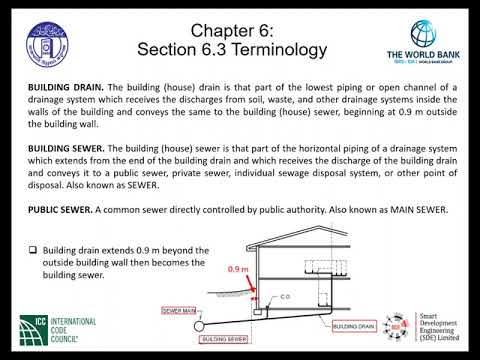Plumbing, Fuel Gas, Acoustics Sound Transmission Part 5   Sanitary Drainage Requirement   2