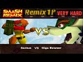 Smash Remix Classic Mode Remix 1P Gameplay With Samus VERY HARD