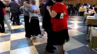 Martha Anton and El Gallego Manolo - Social dancing at Glorias Argentinas, October 16, 2010