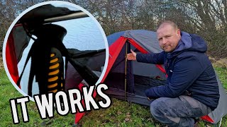TENT HACK!! making my tent stronger