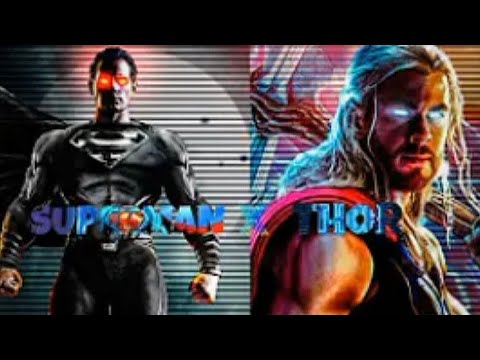 THOR VS SUPERMAN #marvel #viral #thor #dc #superman