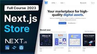 Build a Complete Digital Marketplace with Next.js 14, React, tRPC, Tailwind | Full Course 2023