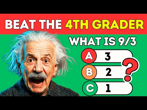 Most Adults FAIL This Grade 4 Fractions Quiz 😬➗ Math Quiz