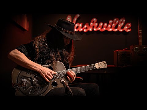 Old-School Delta Blues Slide on National Scheerhorn S-1 Resonator Guitar • "Music City Fadeout"