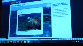 CEO Arkive/Wildscreen Richard Edwards speaks on Google Ocean panel IUCN Korea 3