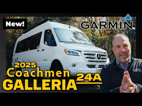 🚐 2025 Coachmen Galleria 24A AWD with Li3 Lithium Off-Grid Package | Luxury Class B RV Van Tour 🚐