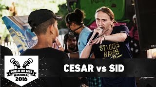 Cesar (ES) vs Sid (DF) (4ª de final) - Duelo de MCS Nacional 2016 - 20/11/16