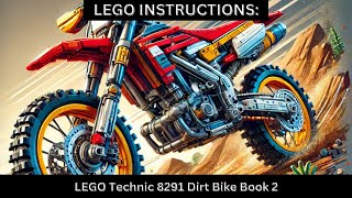 LEGO INSTRUCTIONS: Build the 8291 Dirt Bike! 🏍️✨ (Step-by-Step Flip Through) Book 2