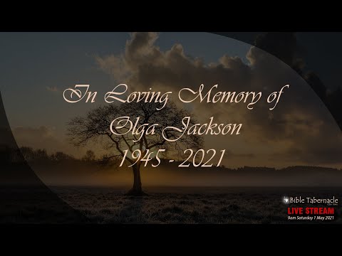 2021-0501AM - Funeral Service Of Sis Olga Jackson